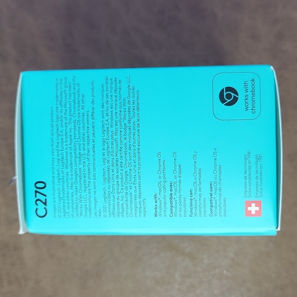 Brand New • Logitech • C270 • HD 720p/30 fps Webcam • Noise Reducing • Mic - Picture 8 of 9